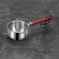 thumbnail image 4 of Casserole en Acier Inoxydable, Mini Casserole pour Réchauffer le Lait, Faire Fondre le Chocolat, Sauces, Répartition Uniforme de la Chaleur, Casserole de Cuisine Durable avec Poignée, Mesure de l'Huile, 4 of 9