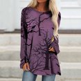 thumbnail image 1 of Costumes d'Halloween pour Femmes 2023 Col Rond T T-Shirts à Imprimé d'Halloween Manches Courtes T-Shirt Blouse Hauts Chemises pour Femmes Grande Taille en Liquidation, 1 of 5
