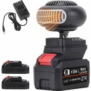 2 Battery Portable Heater - Rechargeable Indoor Heater