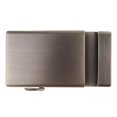 thumbnail image 2 of Esquirla Ratchet Belt Buckle Rectangle Automatic Slide Buckle for Belt Strap 34-36mm Gray, 2 of 7
