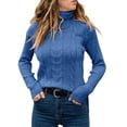 thumbnail image 2 of EGNMCR Pull à Col Rond pour Femmes, Pull Décontracté Mode à Manches Longues, Pull à Col Rond Women Sweater, 2 of 3