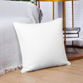 thumbnail image 2 of PiccoCasa Soft Water Repellent Throw Pillow Covers White 18x18 Inch, 2 of 7