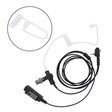 Duct PTT Earpiece Air Tube Headset Durable Convenient To Use Black For Mth600 Outdoor Mth650 Home