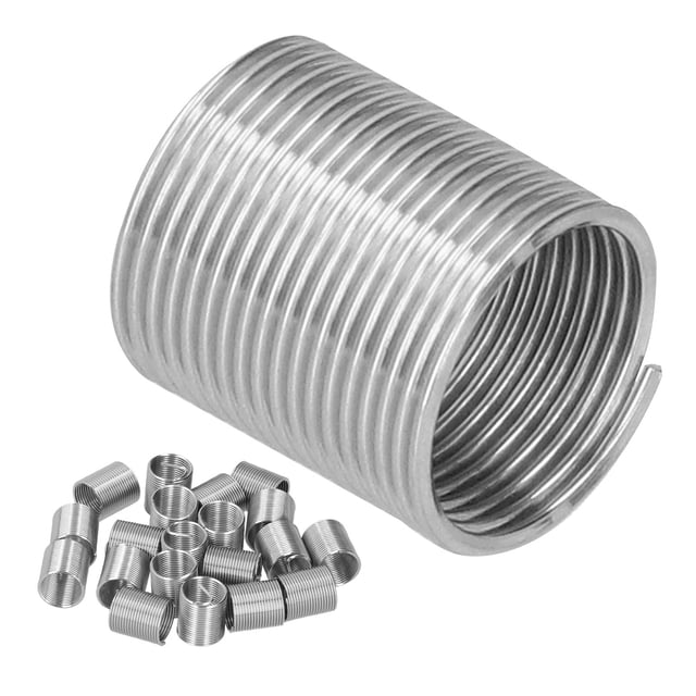 Thread Repair Kit M14 X 1.25, Spiral Circle Insert Nut Repair Tool with SUS304 Material for Hydraulic Machinery, Welding, Auto Parts
