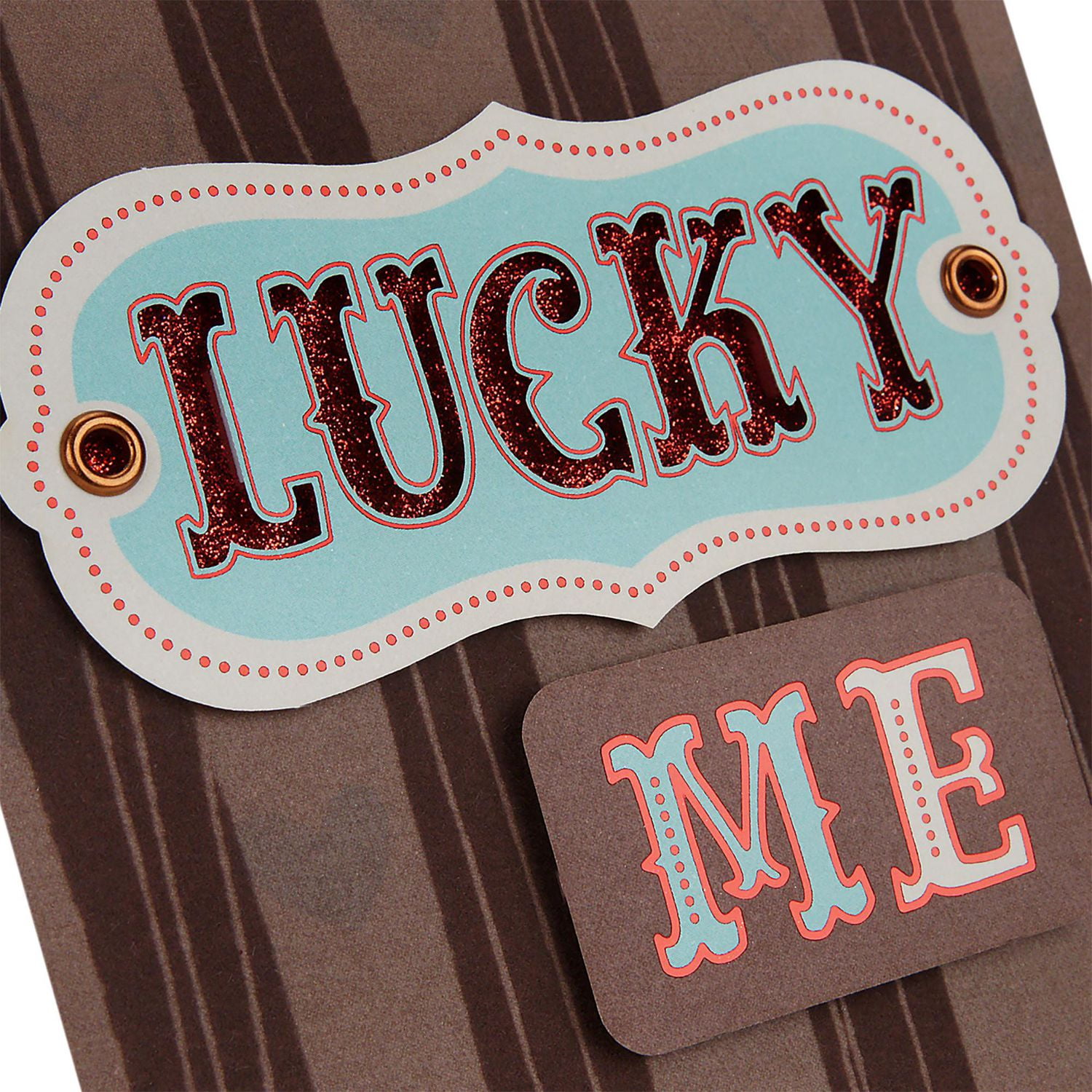 Carte d'amour pour lui – Hallmark – « Lucky Me to Have You » (Carte de la Saint-Valentin ou carte d'anniversaire)