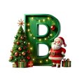 thumbnail image 2 of LSLJS 26 Letters Christmas Tree Decoration Pendant Christmas Tree Ornaments Personalized DIY Christmas Ornaments Christmas Decorations Xmas Tree Hanging Decor Christmas Ornaments, 2 of 4