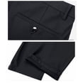 thumbnail image 3 of Chbgutlmr Dress Pants for Men Button High Waist Solid Color Suit Pants Formal Work Office Trousers Pockets, 3 of 4