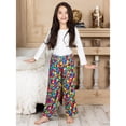 thumbnail image 2 of Up Past 8 Pantalon de Pyjama pour Filles en Peluche Duveteuse Vêtements de Nuit Pantalon Amusant, 2 of 6
