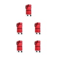 thumbnail image 2 of maskred Convenient Foldable Shopping Bags For Easy Carrying And Storage Made red 5Set, 2 of 6
