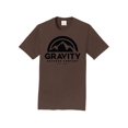thumbnail image 1 of Gravity Outdoor Co. T-Shirt à Manches Courtes - Chocolat Foncé - Logo Noir - 3TG, 1 of 1