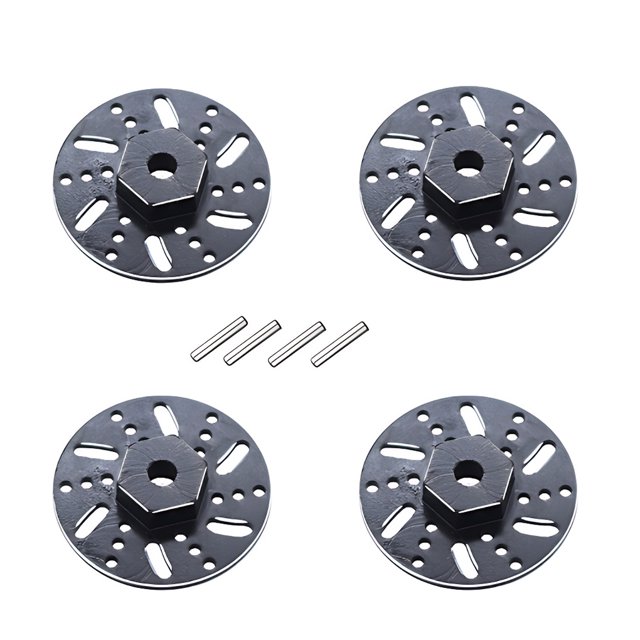 mmirethe Stronger Visual Effect Brake Disc For 1/16 SG1603 Drift Cars Wear-resistant Black