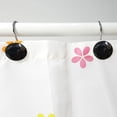 thumbnail image 4 of Hooks Set 12Pcs Rhinestone Shower Curtain Rings Stainless Steel Hangers with Acrylic Decorative Bathroom Accessories forElegant Shower Curtain Holders, 4 of 6
