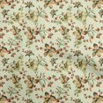 thumbnail image 1 of oneOone Cotton Poplin Light Green Fabric Floral Sewing Craft Projects Fabric Prints By Yard 42 Inch Wide, 1 of 4