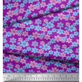 thumbnail image 2 of Soimoi Moss Georgette Fabric Artistic Floral Printed Fabric 1 Yard 42 Inch Wide, 2 of 3