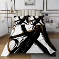 thumbnail image 1 of Erosebridal Futuristic Stripe Coverlet Set Queen, Abstract Geometric Bedding Set, Minimalism Decor, 1 of 5