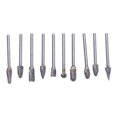 thumbnail image 2 of File, Grinding Head 3mm Shank Diameter Grinder Drill Bit Carbide  For Wood Plastic Double Cut Silver Blue Box, 2 of 8