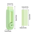 thumbnail image 2 of Gommes pour l'École Gomme à Pousser avec Mécanisme à Roue Roulante pour Élèves du Primaire Longueur 10 cm Conception Qui Ne Tache Pas les Résidus Faible, 2 of 4