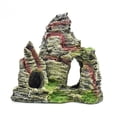 thumbnail image 2 of Meitianfacai Mountain View Decor Rockery Landscapes Rocks Hiding Cave Tree Aquarium Ornament Fish Tank Decoration, 2 of 7