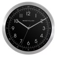 thumbnail image 1 of 9” Metal Wall Clock with Black Dial, 1 of 4