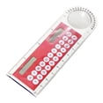 thumbnail image 2 of 3-in-1 10cm Solar Ruler Calculator Multifunctional Large Display Screen Mini Solar Card Ruler Calculator, 2 of 5