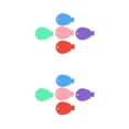 thumbnail image 3 of mmirethe 12 Pieces Balloons Weights Festival Party Wedding Decoration Color Random 1 2Set, 3 of 6