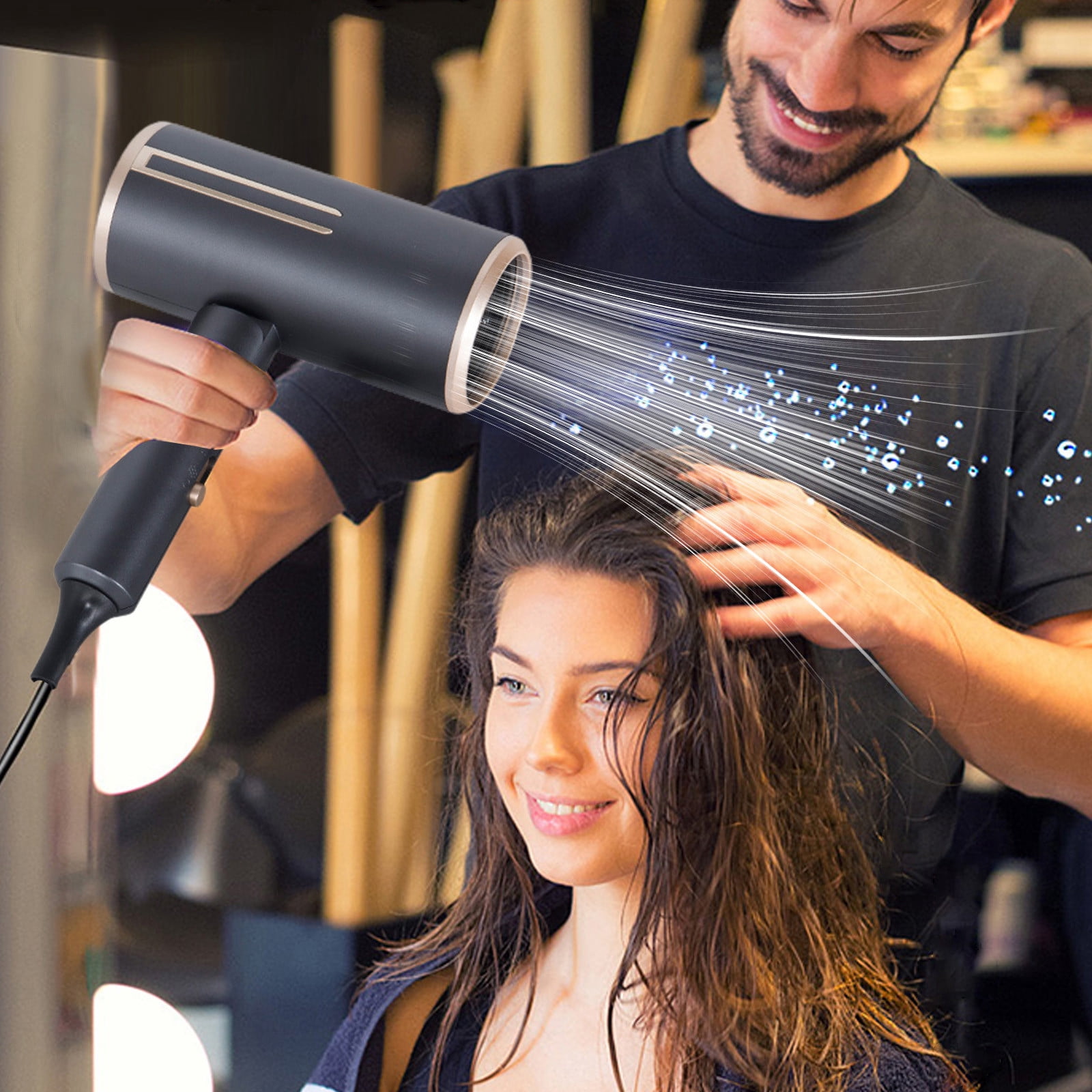 YHDSYY Big Sale! Hair Dryer High-power Hair Dryer Home Hair Dryer Hot Wind Comb Hair Salon Blowing Comb Clearance Sales Today Deals Prime