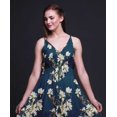 thumbnail image 5 of Bimba Robe de Plage Bohème Sans Manches Midi à Bretelles Imprimée Florale pour Femme - Xxx-Grand, 5 of 5