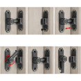 thumbnail image 5 of ORUYROP Luminous Black Sliding Bolt Locks, Flip Door Locks,Wardrobe Locks,Heavy Duty Gate Latch Clasp Lock, 5 of 5