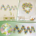 thumbnail image 1 of Easter Hanging Rattan Berry Decoration Thanksgiving Horn Wreath Ribbon Streamer, 1 of 8