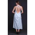 thumbnail image 3 of Bimba Block Women Printed Backless Long Halter Neck Beachwear RayonDress-X-Large, 3 of 6