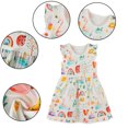 thumbnail image 2 of Qudderr Robe d'Été Sans Manches pour Filles 2-7T Robe Princesse Décontractée Imprimée en Coton pour Tout-Petits Enfants, 2 of 9