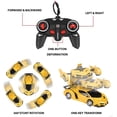 thumbnail image 3 of Voiture Télécommandée Transformateur Rc Voiture Robot Rotation 360 ° Freinage Rechargeable Voiture Jouet pour Enfants une Clé Déformation Voiture de Sport Modèle de Voiture Jouet Cadeau, 3 of 7