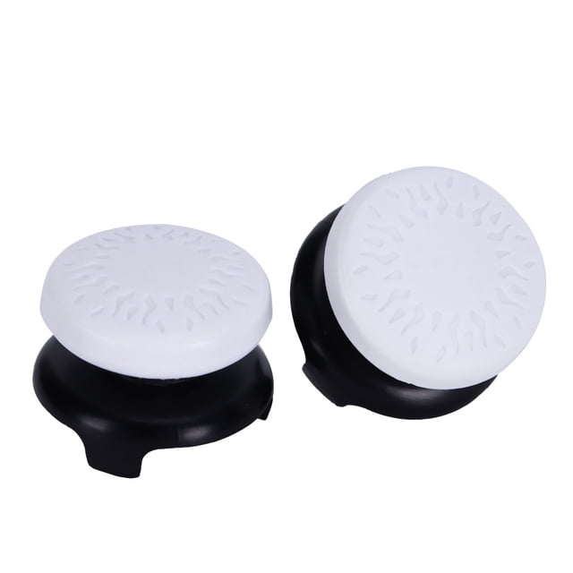 2Pcs Thumbstick Joystick Cover Controller Grip, Soft Silicone Key Cap for with Cool Texture Design Comfortable ABS Material 4 Colors