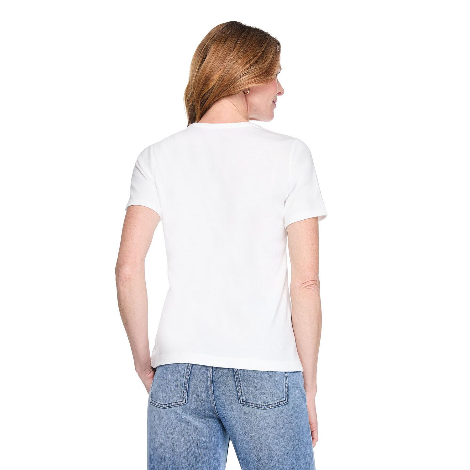 T-shirt à encolure ras du cou Iyla pour femmes