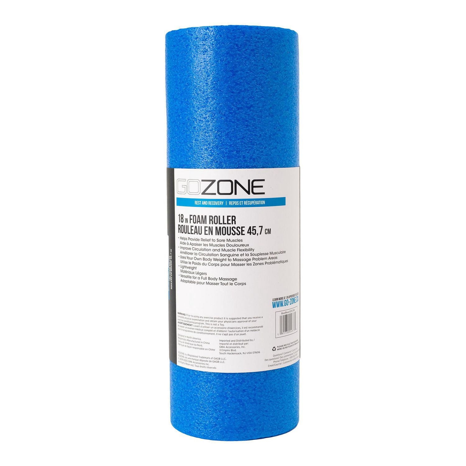 Rouleau en mousse en EPE 45,7 cm GoZone – Bleu