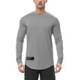 thumbnail image 1 of WEAIXIMIUNG Noël Homme Automne Hiver Décontracté Brossé Col Rond Manches Longues Chemise de Base Haut Blouse, 1 of 9