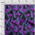 thumbnail image 2 of oneOone Polyester Spandex Navy Blue Fabric Floral Sewing Craft Projects Fabric Prints By Yard 56 Inch Wide, 2 of 5