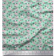thumbnail image 1 of Soimoi Polyester Crepe Fabric Flower Artistic Decor Fabric Printed Yard 42 Inch Wide, 1 of 3