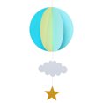 thumbnail image 1 of pitrice Hot air balloon paper string flower flag+55cm 21 inch, 1 of 9