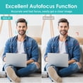thumbnail image 4 of 2K/1080p Webcam with 2 Microphones for Laptop Conference Streaming PC USB Web Cam Autofocus Vizolink, 4 of 8