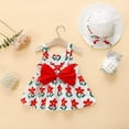 thumbnail image 4 of Robes pour Bébé Sans Manches, Robes Tutu, Robe d'Été pour Fille avec Chapeaux, Ensemble 2 Pcs, Robe de Printemps pour Bébé Fille 80/6, 4 of 8