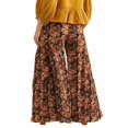 thumbnail image 3 of Pantalons de Plage Boho pour Femmes Taille Haute Décontractée Ample Jambe Grand Droite Imprimée, 3 of 5