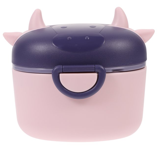 Shisuyan Contenant de Rangement pour Formule Violet Rose Scellé Étanche 1Pcs 4.9x3.7x4.1in