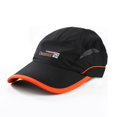 thumbnail image 4 of Unisex Hat Black Summer Unisex Outdoor Antisun Sports Baseball Quick Drying Fishing Riding Cap, 4 of 5