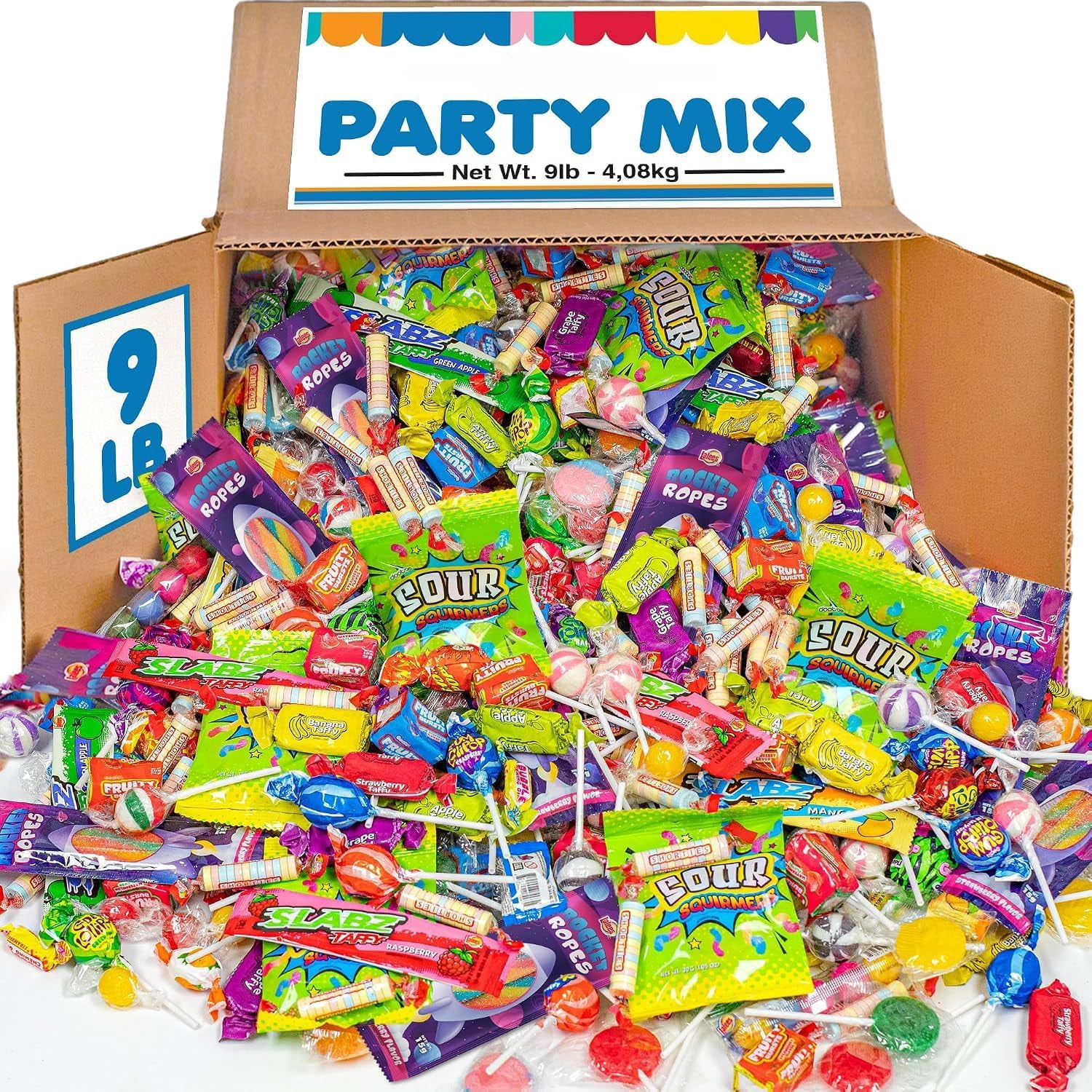 Candy Variety Pack Bulk Assortment, Individually Wrapped For Parties, Pinatas & Events, 9 LB (Selection May Vary - Based On Availability At Time Of Order)