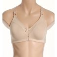 thumbnail image 3 of Bali Womens Cotton Double Support Wirefree Bra, 38D, Soft Taupe, 3 of 4