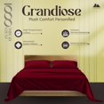 thumbnail image 2 of Pure Egyptian Cotton Sheets King Size High Thread Count Sheets King PC Luxury Hotel King Size Sheets Set Deep Pocket Sateen Weave Cooling Bed Sheet Sets, 2 of 8