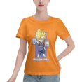 thumbnail image 1 of Women's Basic Short Sleeve T-Shirt Super Saiyan, 1 of 6