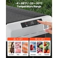 thumbnail image 4 of VEVOR 12 Volt Car Refrigerator Portable Freezer 63.4QT Electric Cooler for Camping, 4 of 9
