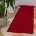 thumbnail image 1 of Ottomanson Non-Slip Rubberback Soft Shag Runner Rug for Hallway and Bathroom, Area Rug for Living Room, Bedroom, Dining Room, 1 of 6